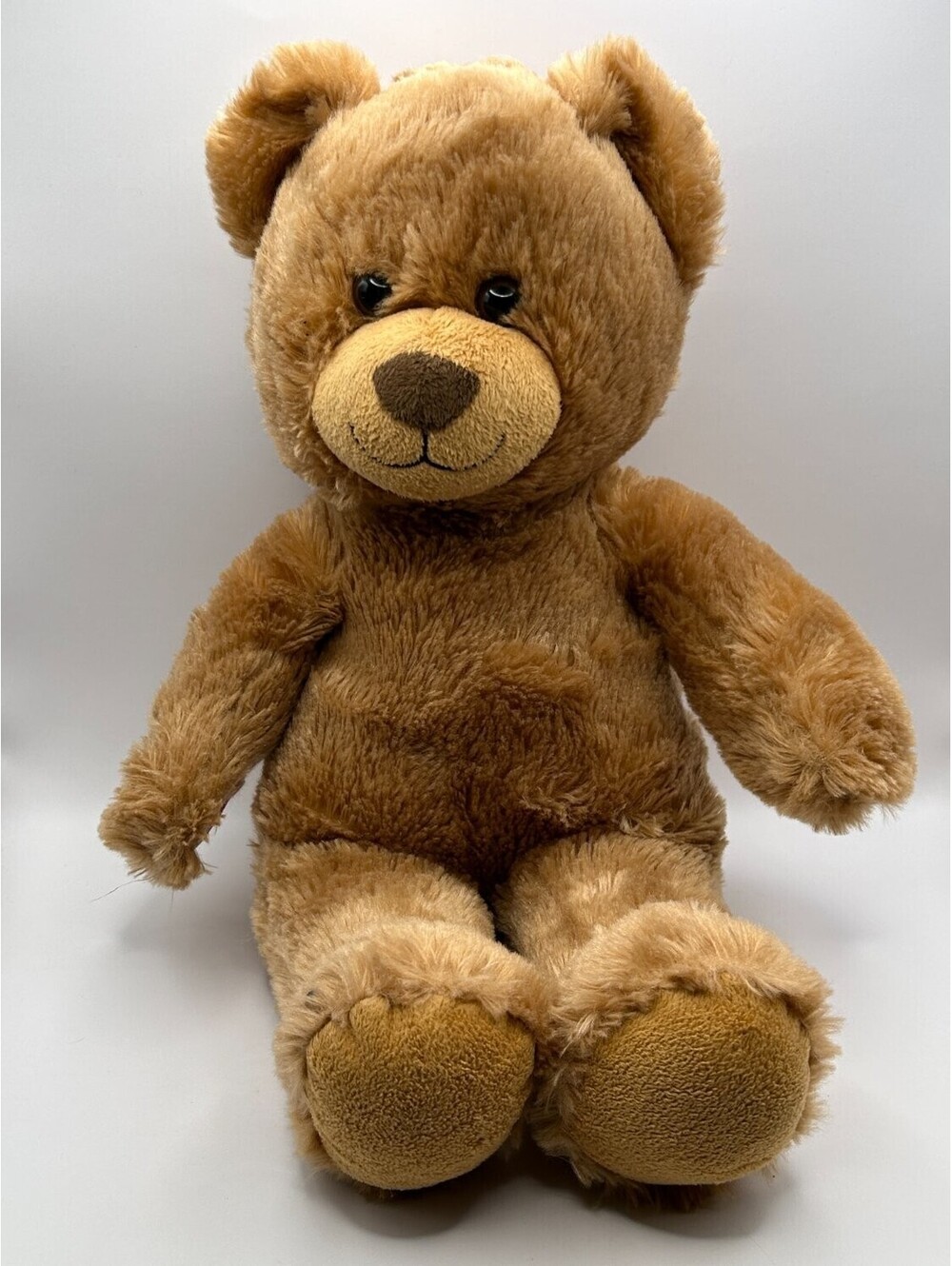 Build-A-Bear Workshop Plush Teddy Bear Lil Brownie Cub 38 Cm Tan Embroidered